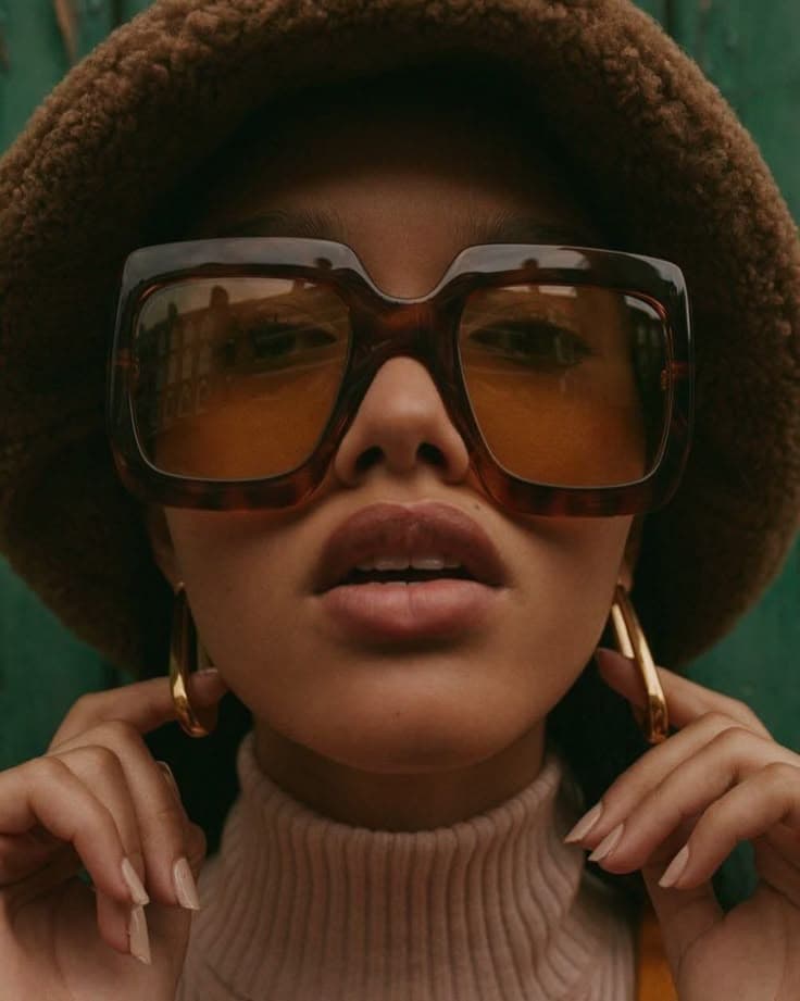 Oversized Tortoiseshell Sunglasses