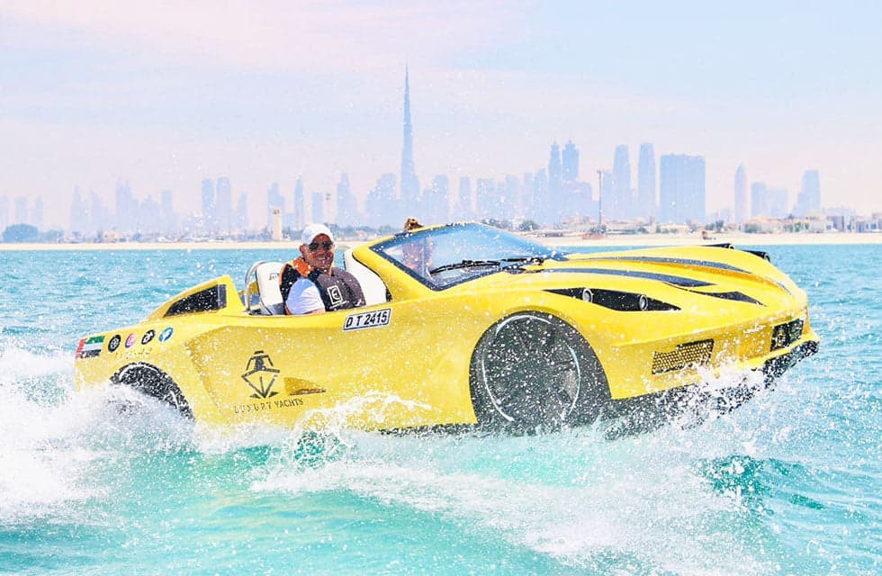 30-Minute Jet Car Ride: Fun Dubai Sightseeing for Two