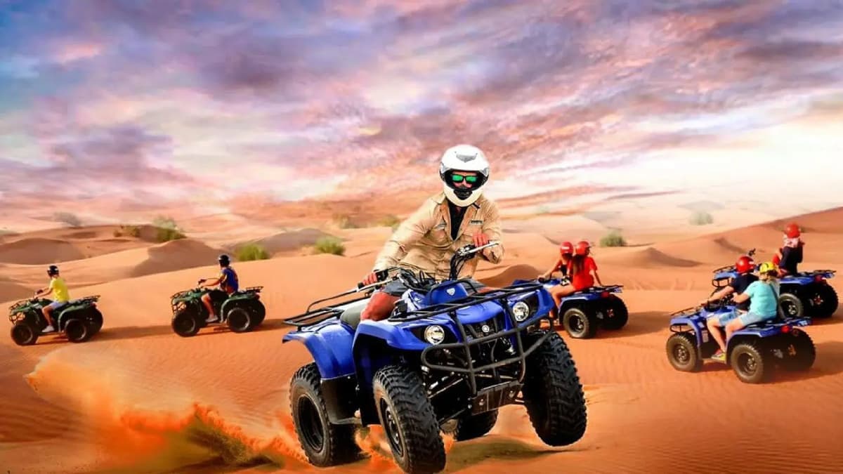 30 Minutes Guided Quad Bike Tour in the Desert