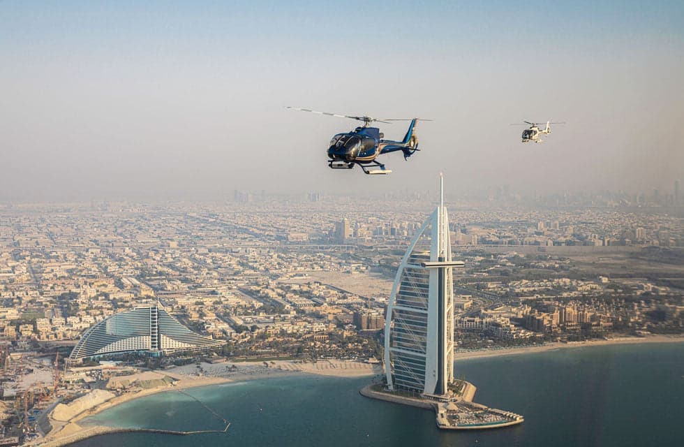 Breathtaking 15-Minute Private Helicopter Excursion for 6 Over Palm Jumeirah