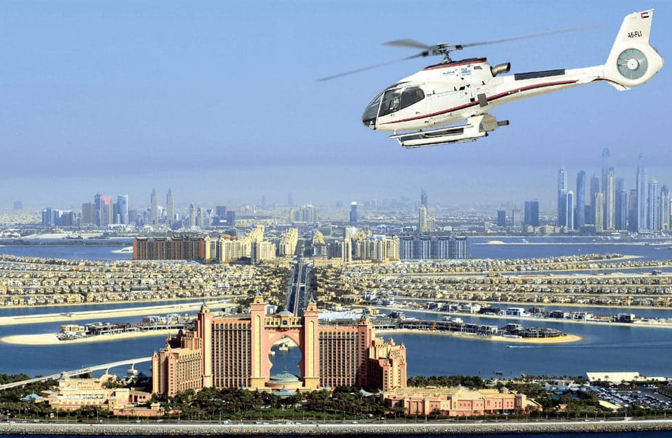 Scenic Helicopter Tour for Two Over the Majestic Palm Jumeirah