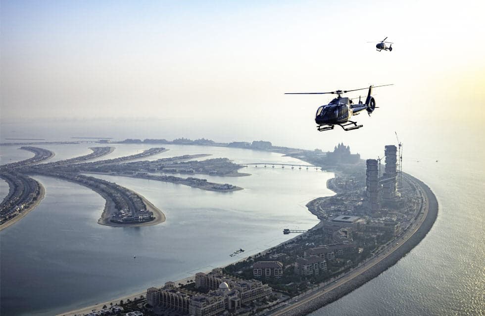 Extended 25-Minute Private Helicopter Journey for 6 Over Palm Jumeirah