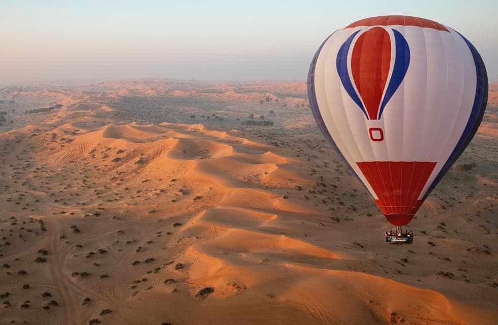 Memorable Sunrise Hot Air Balloon Flight for One Over Ras Al Khaimah Desert