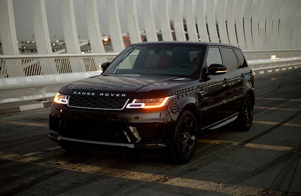 Luxury Range Rover Sport One Day Rental at Masterkey Rent a Car