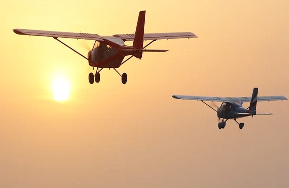 60-Minute Scenic Aeroprakt Flight Over Marjan Island and Coastal Mountains in RAK
