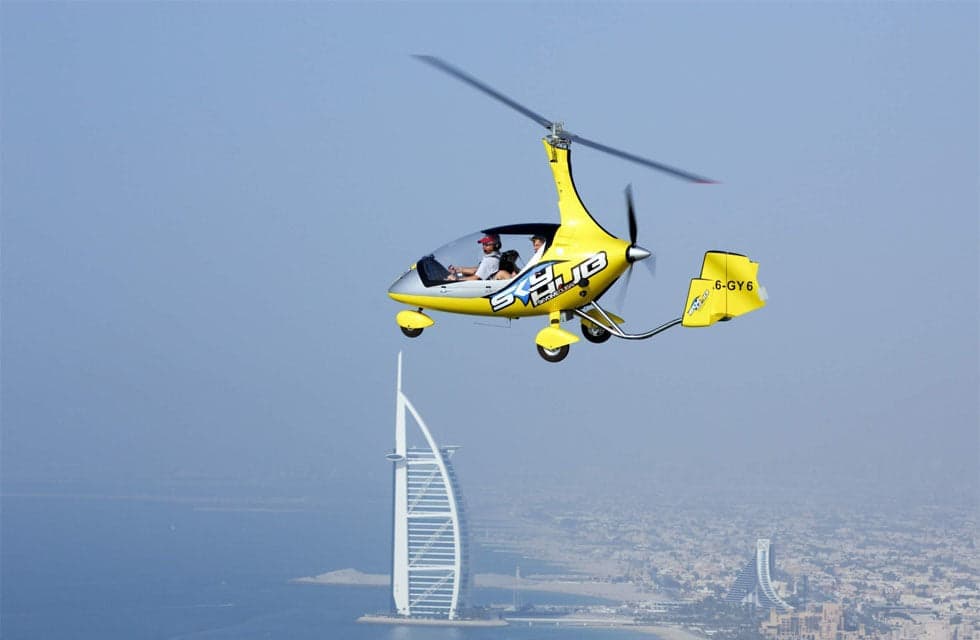 Thrilling Private Gyrocopter Flight over Palm Jumeirah