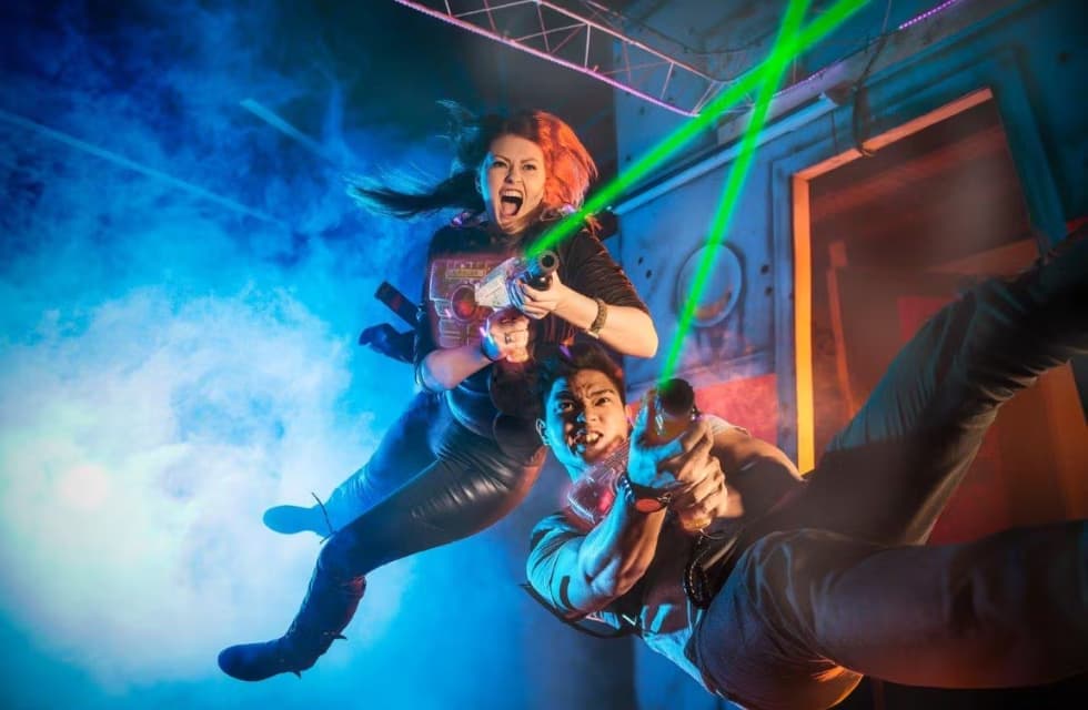 Thrilling Laser Tag Arena Challenge at Dubai Autodrome for One