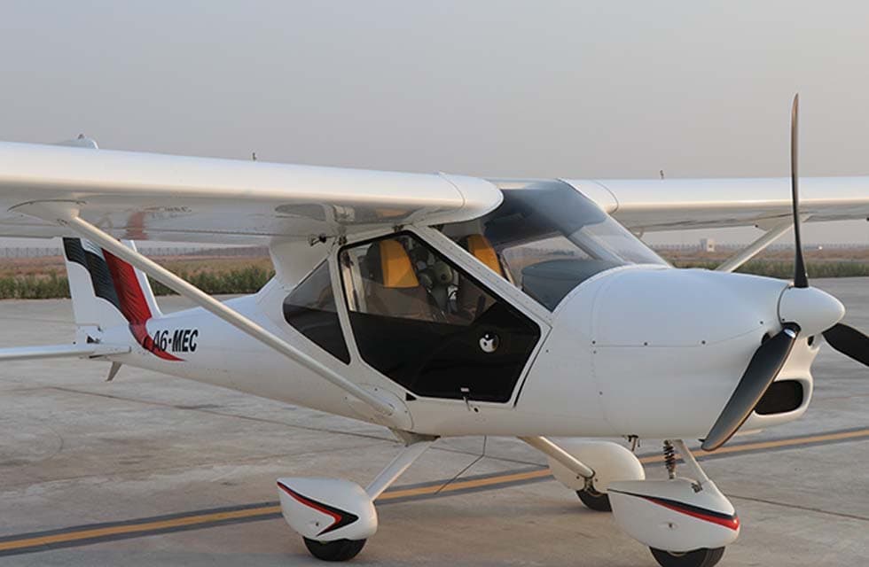 Thrilling Private Aeroprakt Flight Through the Skies