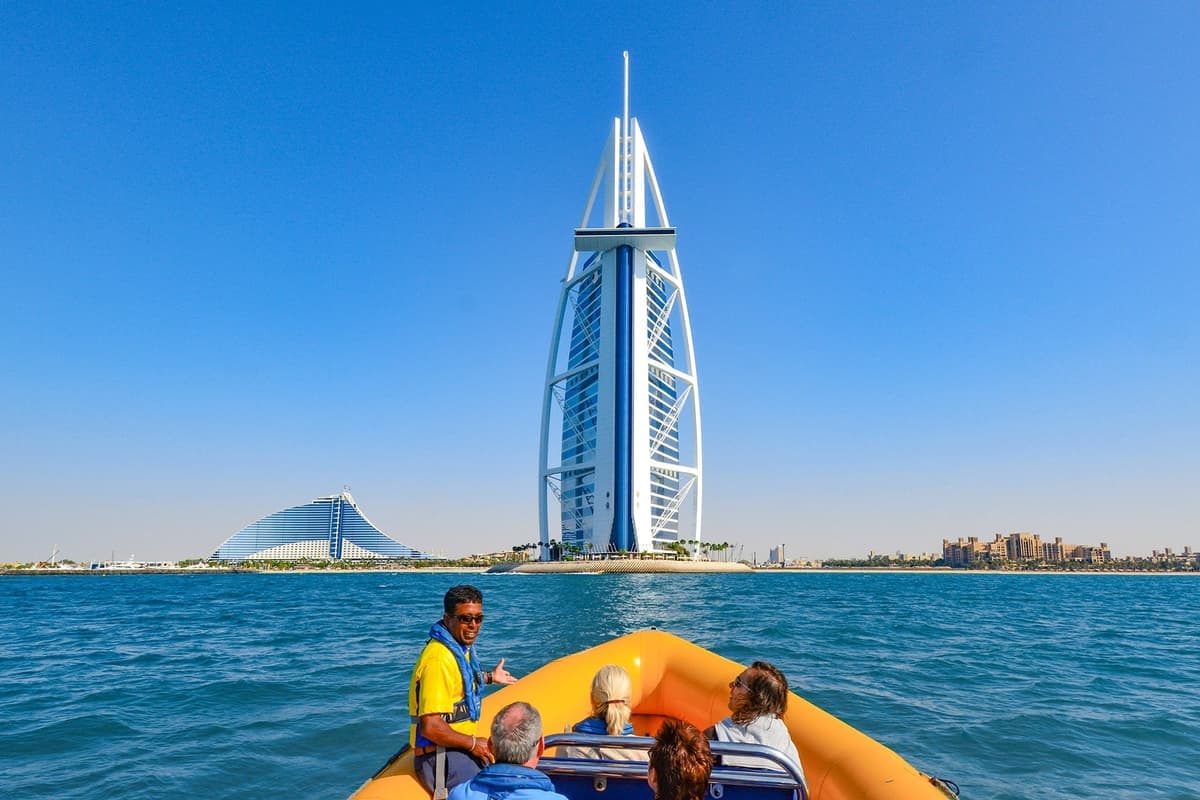 Thrilling Speed Boat Tour - Marina, Atlantis, Palm, & Burj Al Arab!