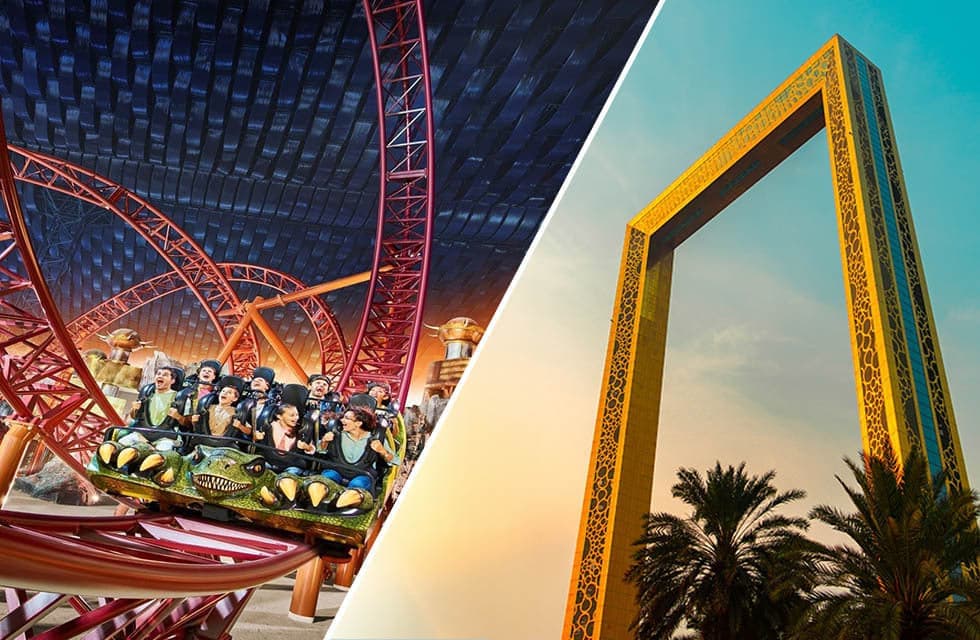 IMG World and The Dubai Frame Entrance Ticket for One