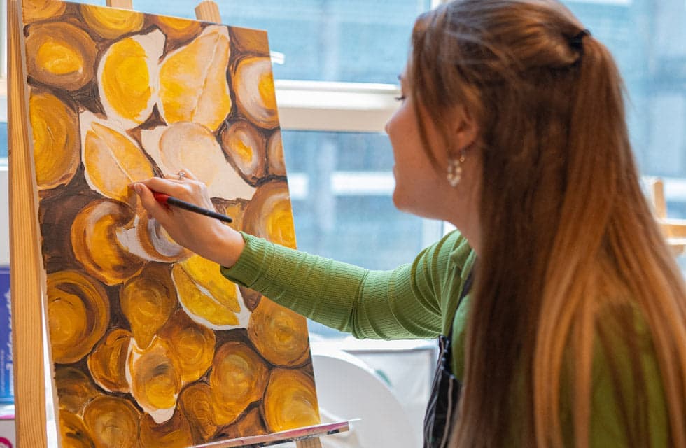 Mixed Media Resin Art Workshop at Art Therapy Studio Dubai for One
