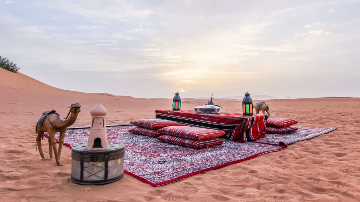 Morning Dubai Desert Safari for Two