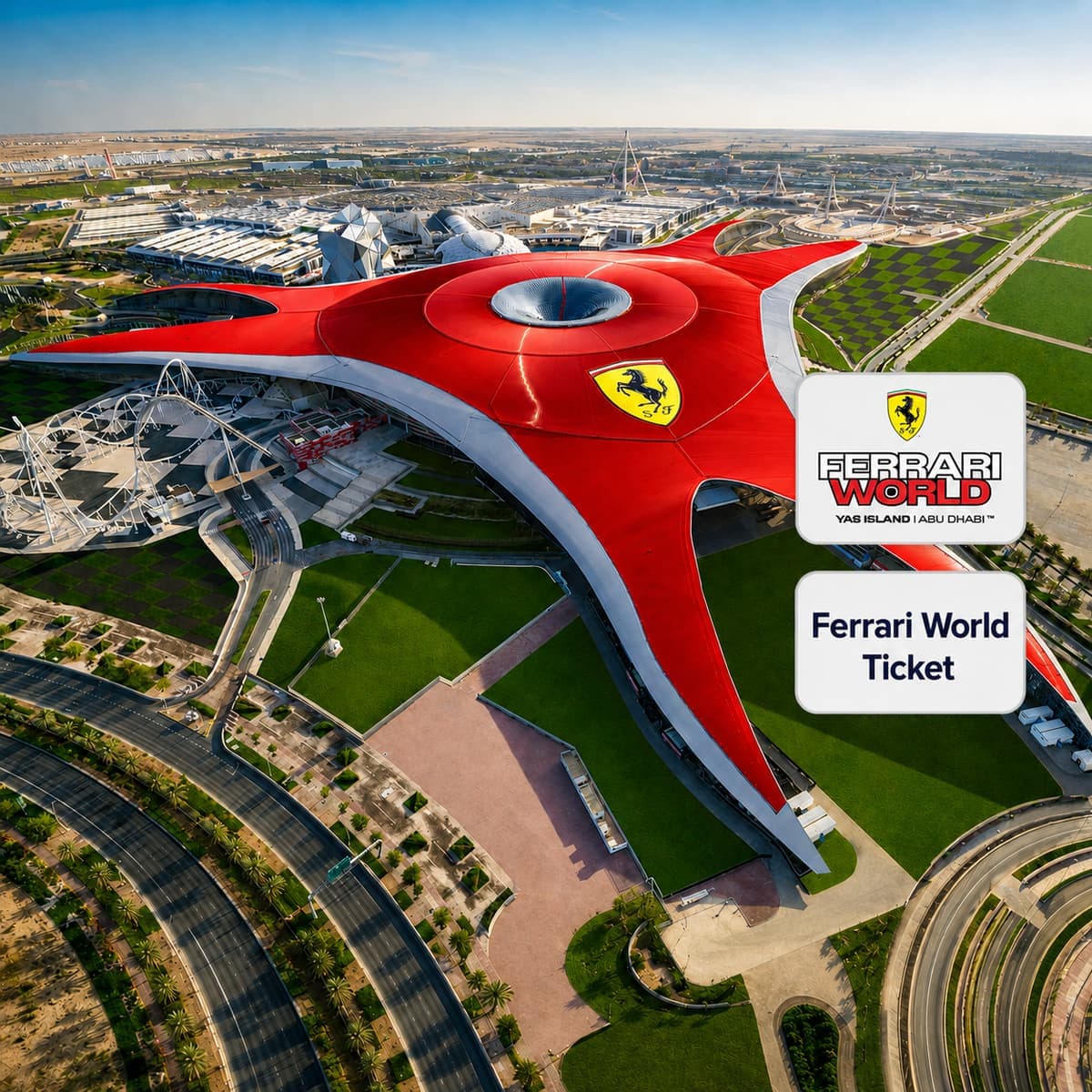 Thrilling Ferrari World Abu Dhabi General Admission Ticket