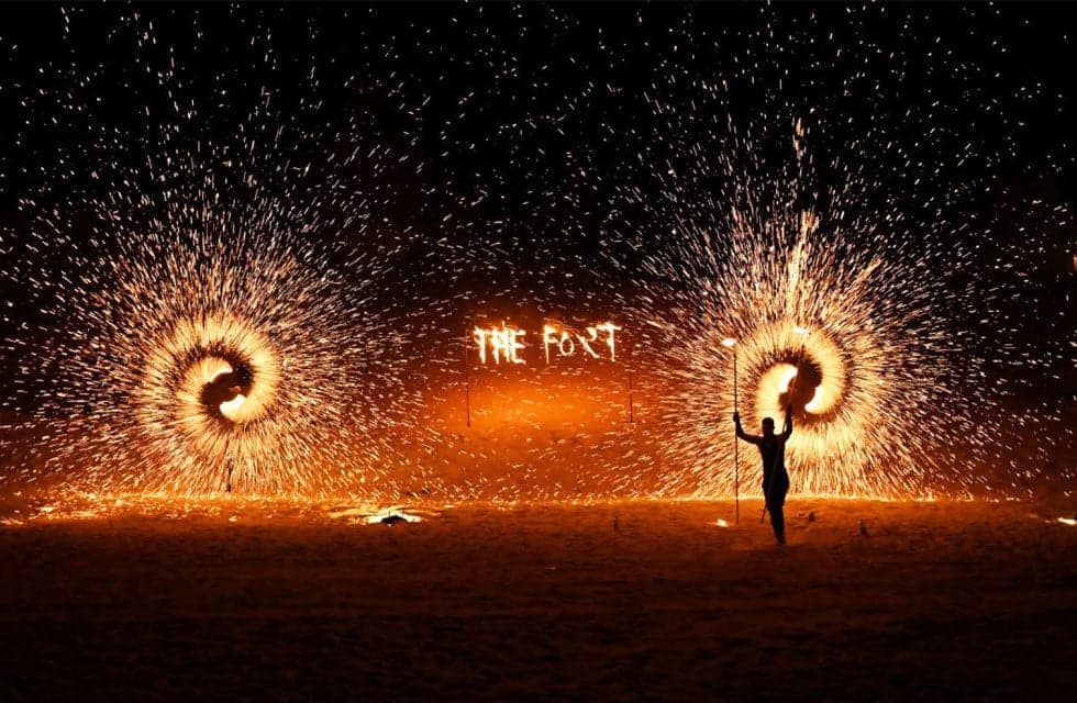 Desert BBQ Dinner, Shows, Transfers and Quad Ride for Two at The Fort Dubai - Lisaili