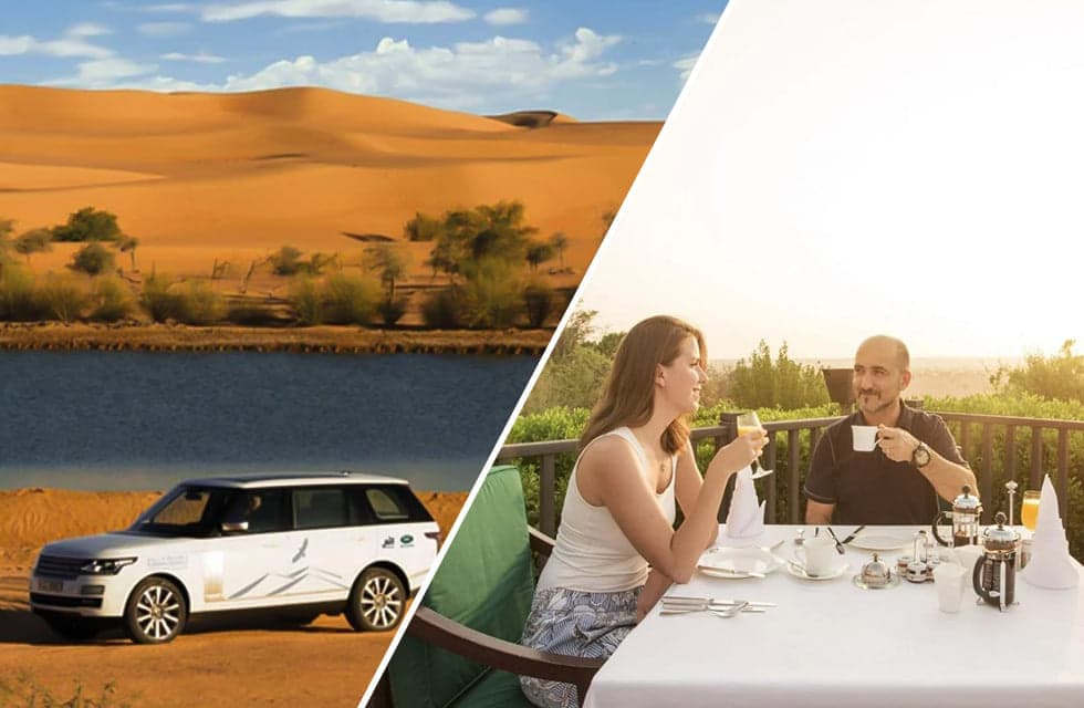 Morning Conservation Desert Drive for Two with Breakfast
