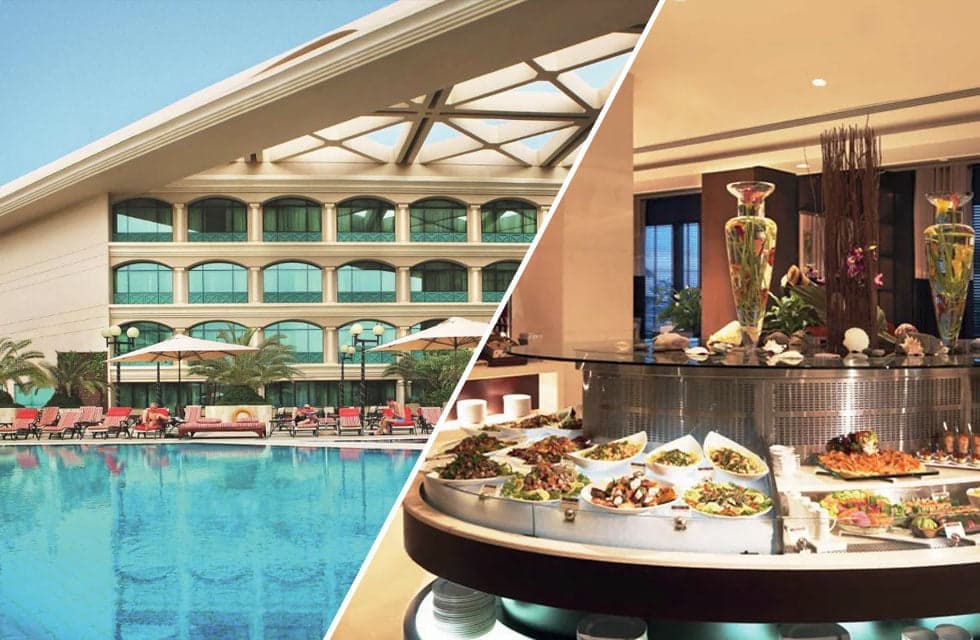 Opulent Sunday Brunch with Pool Access at Mövenpick Grand Al Bustan