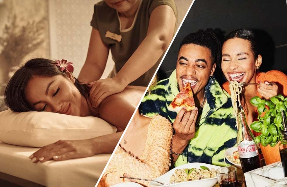 Romantic Dining at Vapiano & Couples Spa Escape for Two at Palm Jumeirah