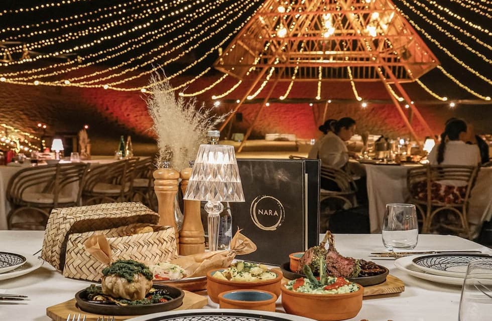 Sonara's Romantic Dinner Set Menu with Fire Show and More for Two