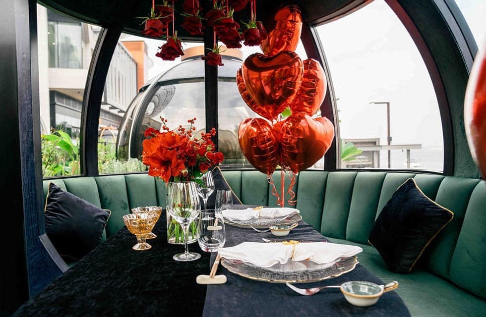 The Pods Premium 2-Course Dinner Experience with Ain Dubai Tickets for Two