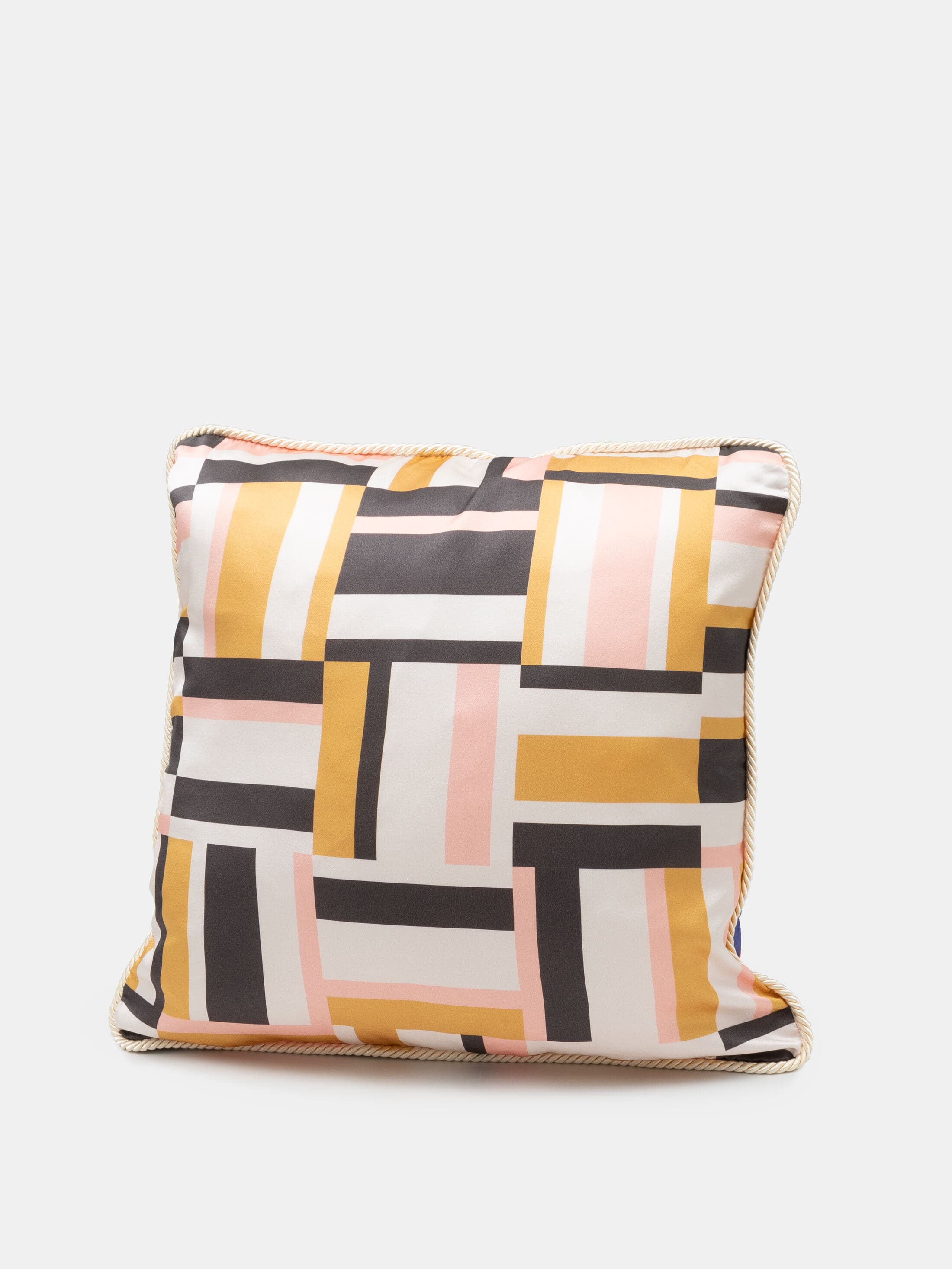 Silk Patchwork Cushion
