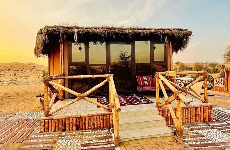 Authentic Desert Heritage Hut Stay with Breakfast & Dinner for Two
