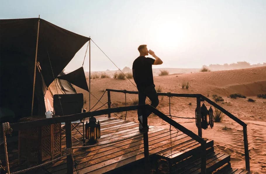 Deluxe Desert Stay and Hot Air Balloon Ride Gift Box for Two