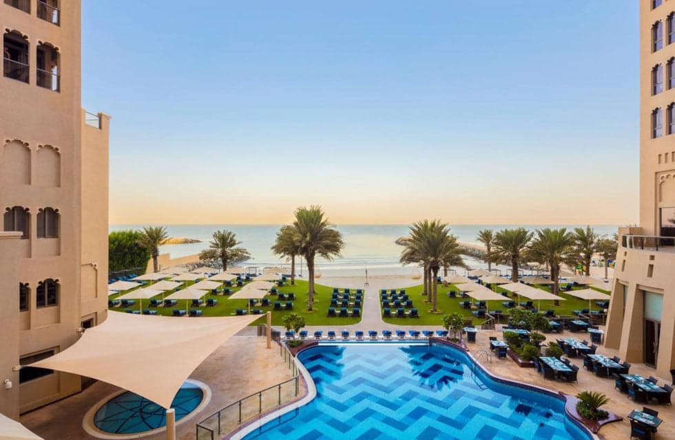 Luxurious 1-Night Stay with Breakfast for Two at Bahi Ajman Palace