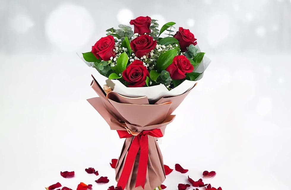 Luxury Getaways Gift Box with Red Roses: Choose from 80+ Premium Hotels