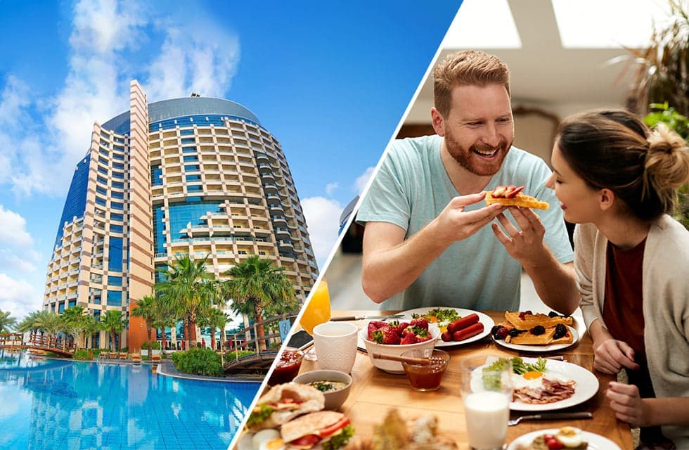 One Night Hotel Stay including Breakfast for Two in Abu Dhabi