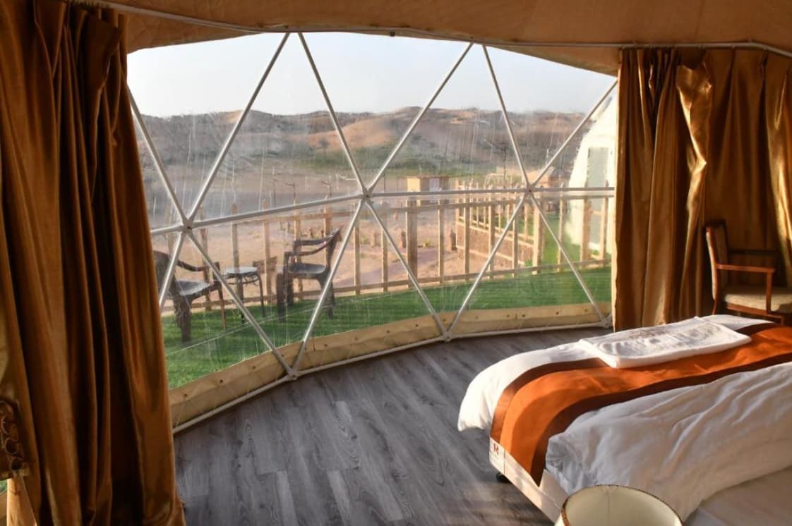 All-Inclusive Overnight Desert Glamping For Two at The Dunes Deluxe Dome