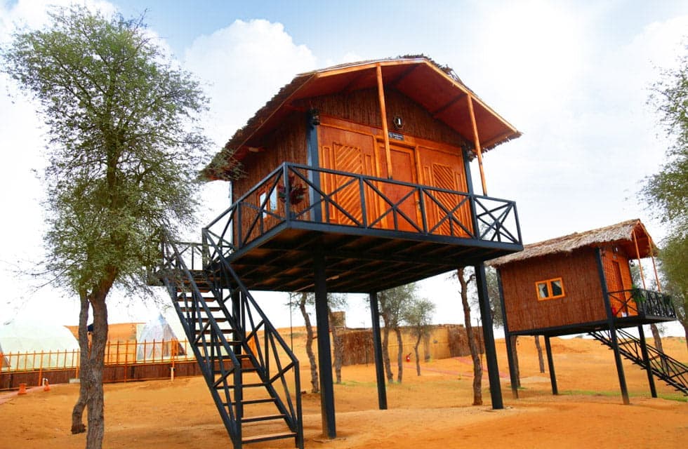 Tranquil Dunes Tree House 1-Night Stay with BBQ Dinner and More for Two