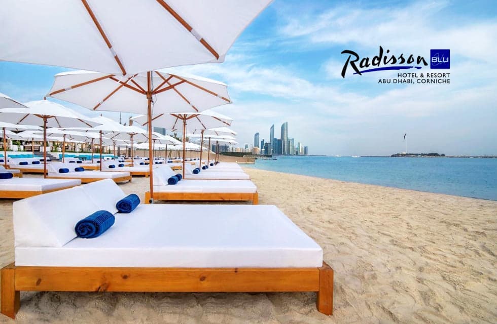 Upscale One-Night Stay with Breakfast at Radisson Blu, Abu Dhabi Corniche