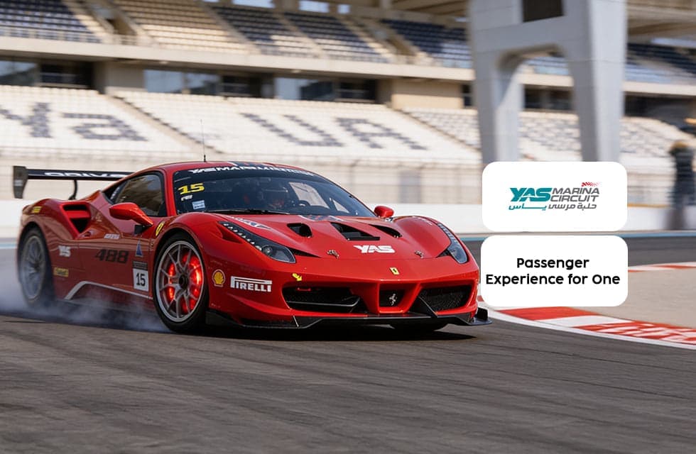 Feel the Rush with a Ferrari 458 Challenge Passenger Experience Gift Box at Yas Marina Circuit