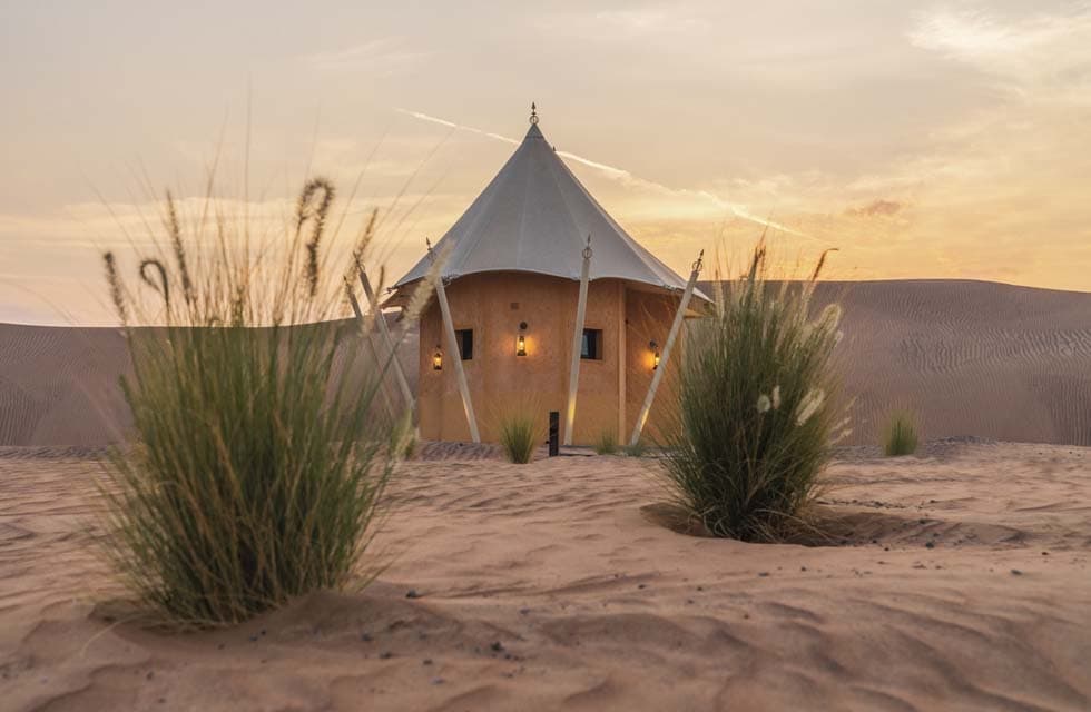 Exclusive 1-Night Tent Stay with Private Pool and Breakfast for Two at Al Badayer