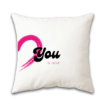 Love all you need white pillow