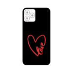Love heart mobile cover