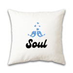 Soul white pillow design