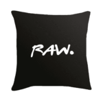 Raw pillow black