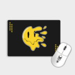 Cream bohemian mouse pad